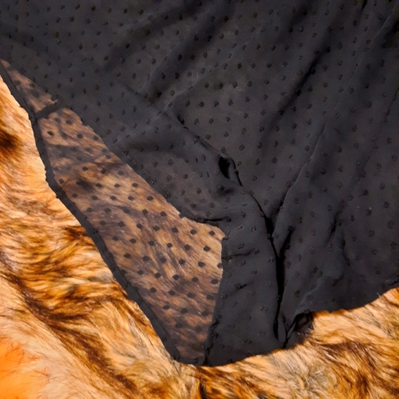 Time and Tru / Black 1x Top / Bathing suit Baby doll/ Shear - Picture 5 of 9